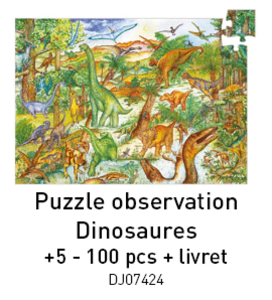 Djeco  Dinosaures Observation Puzzle