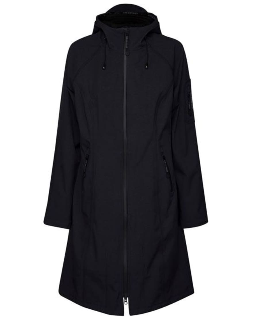 Ilse Jacobsen  Dark Indigo Long Raincoat