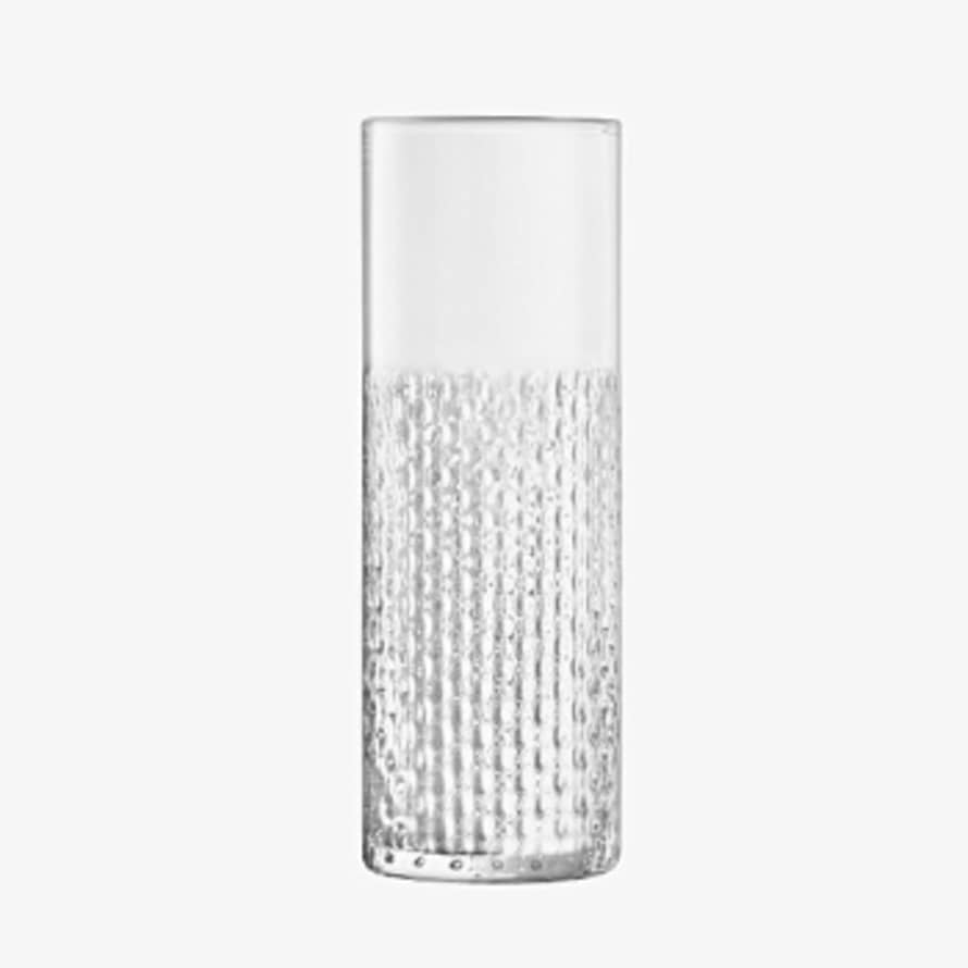 LSA International Wicker Vase Glass H20cm