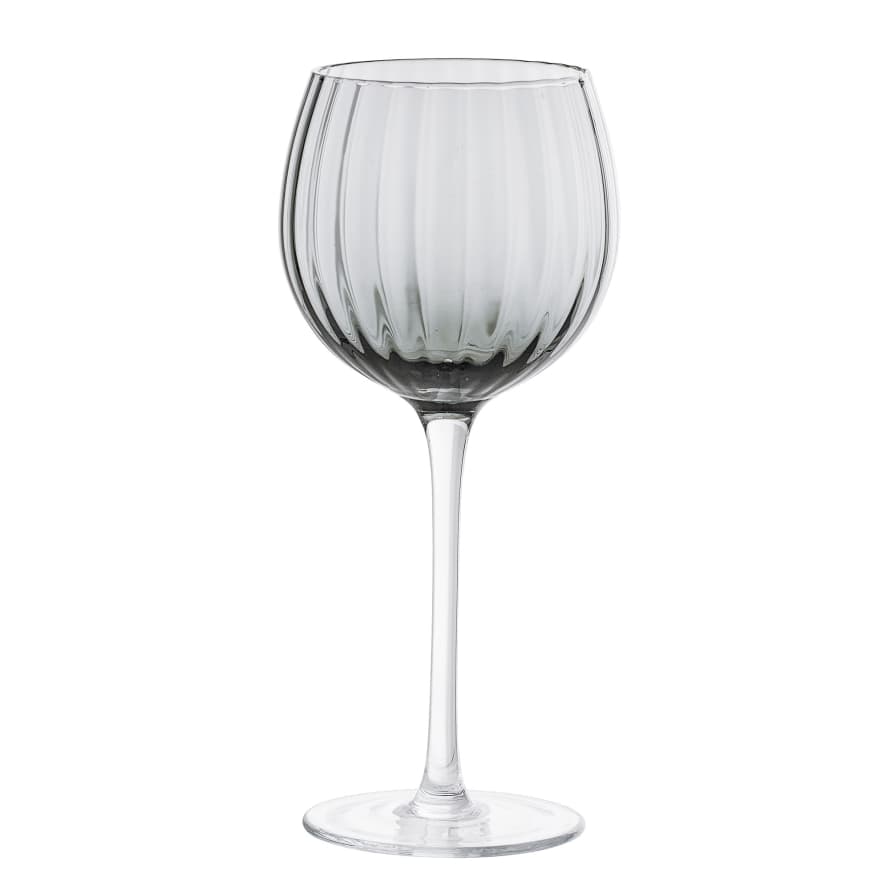 Bloomingville Wine Glass Astrid Grey 