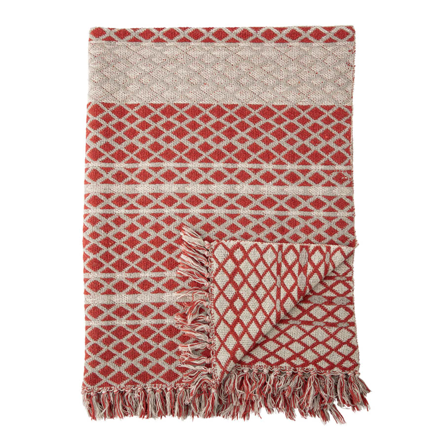 Bloomingville Throw Recycled Cotton - Verona