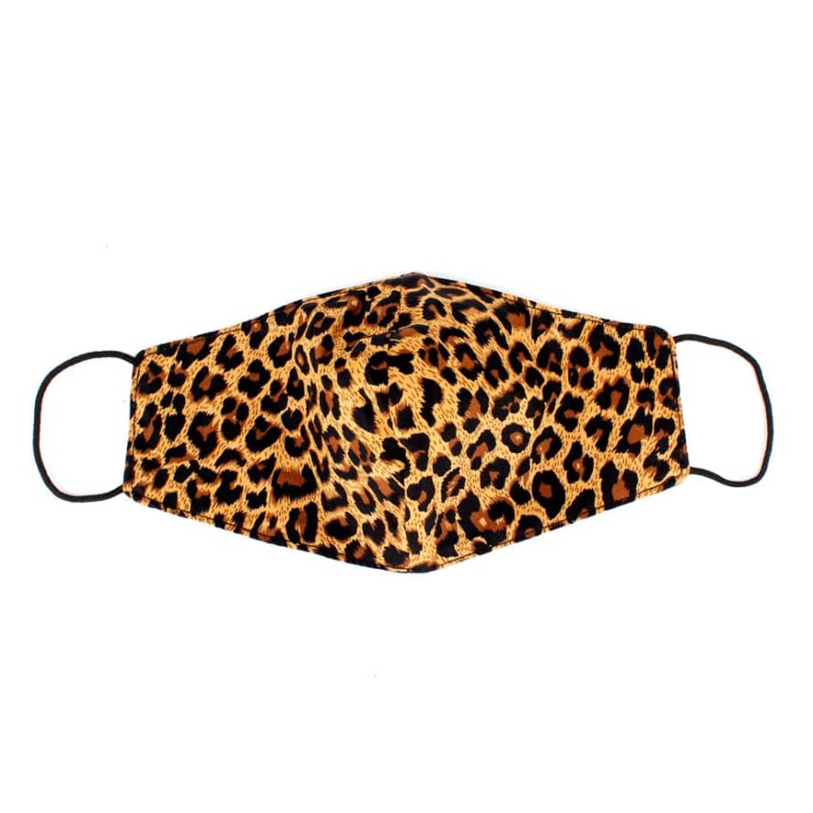 Sjaal met Verhaal Leopard Print Face Mask 