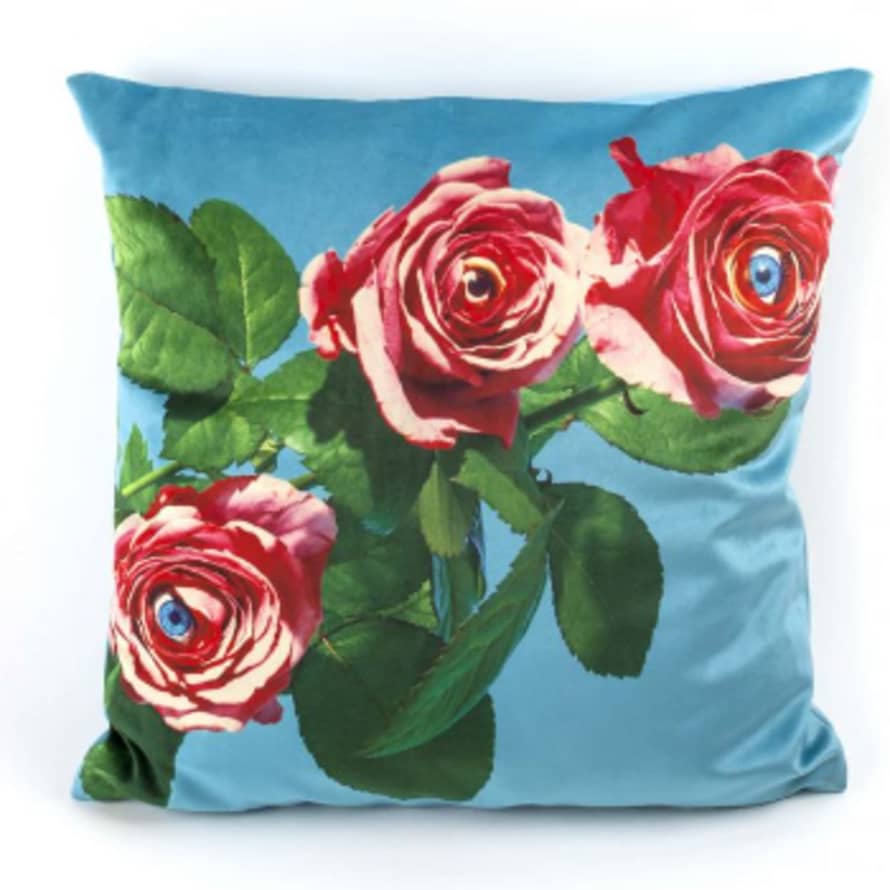 Seletti Toiletpaper Magazine Roses 50x50 Cushion
