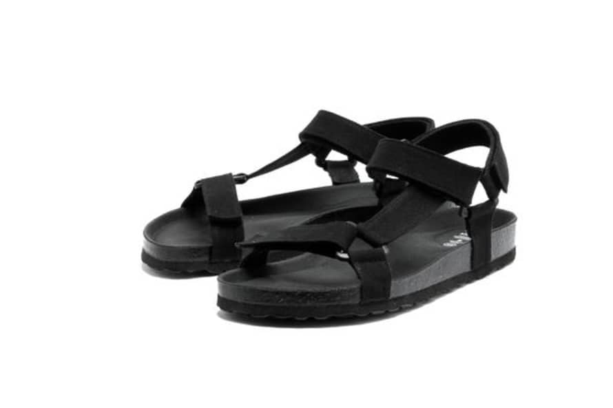 Grand Step Shoes  black Leo Sandalen