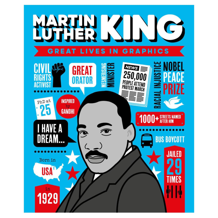 Bookspeed Great Lives In Graphics Martin Luther King Book