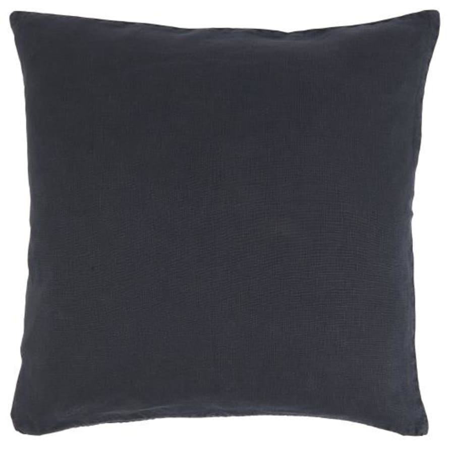 Ib Laursen Linen Cushion 50x50cm in Dark Blue