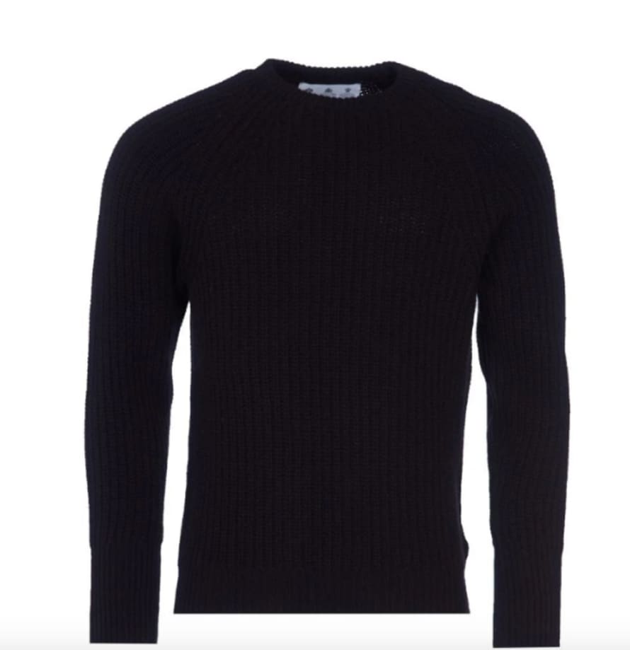 Barbour White Label Black Tynedale Sweater