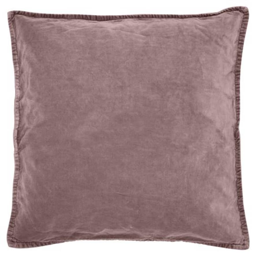 Ib Laursen Velvet Cushion 50x50cm in Mauve Pink