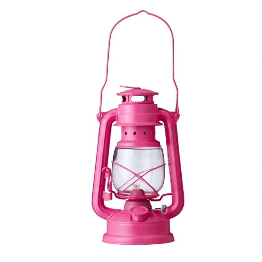 Bloomingville Retro Pink Metal Lantern