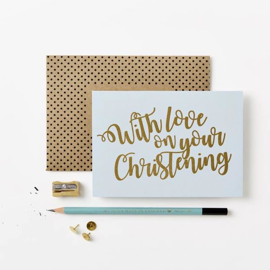 Katie Leamon  With Love On Your Christening Card