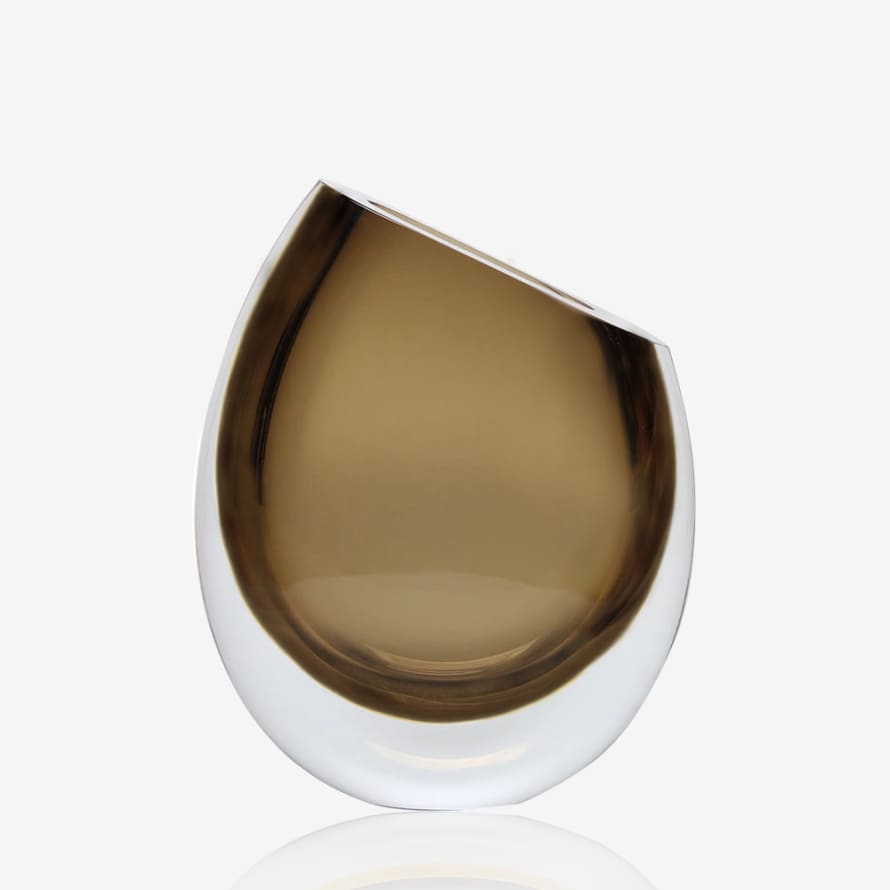 Cá d’Oro Minimalistic Glass Vase 96 Fume