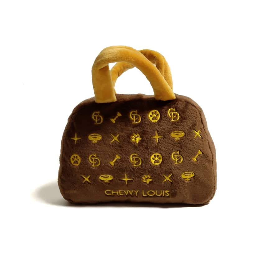 'Chewy Louis' Handbag - Plush Dog Toy