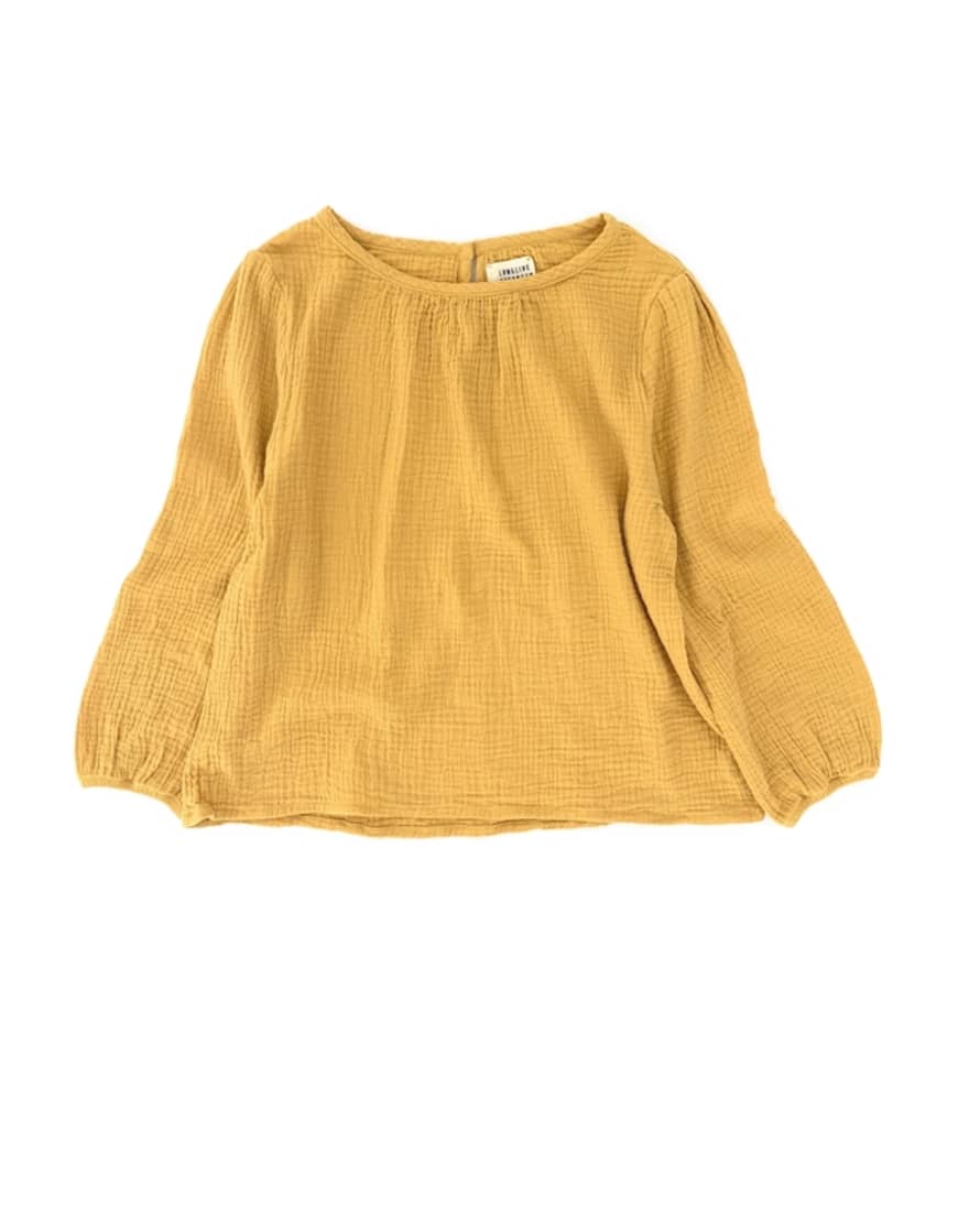 Long live the Queen Crinkle Blouse/Yellow