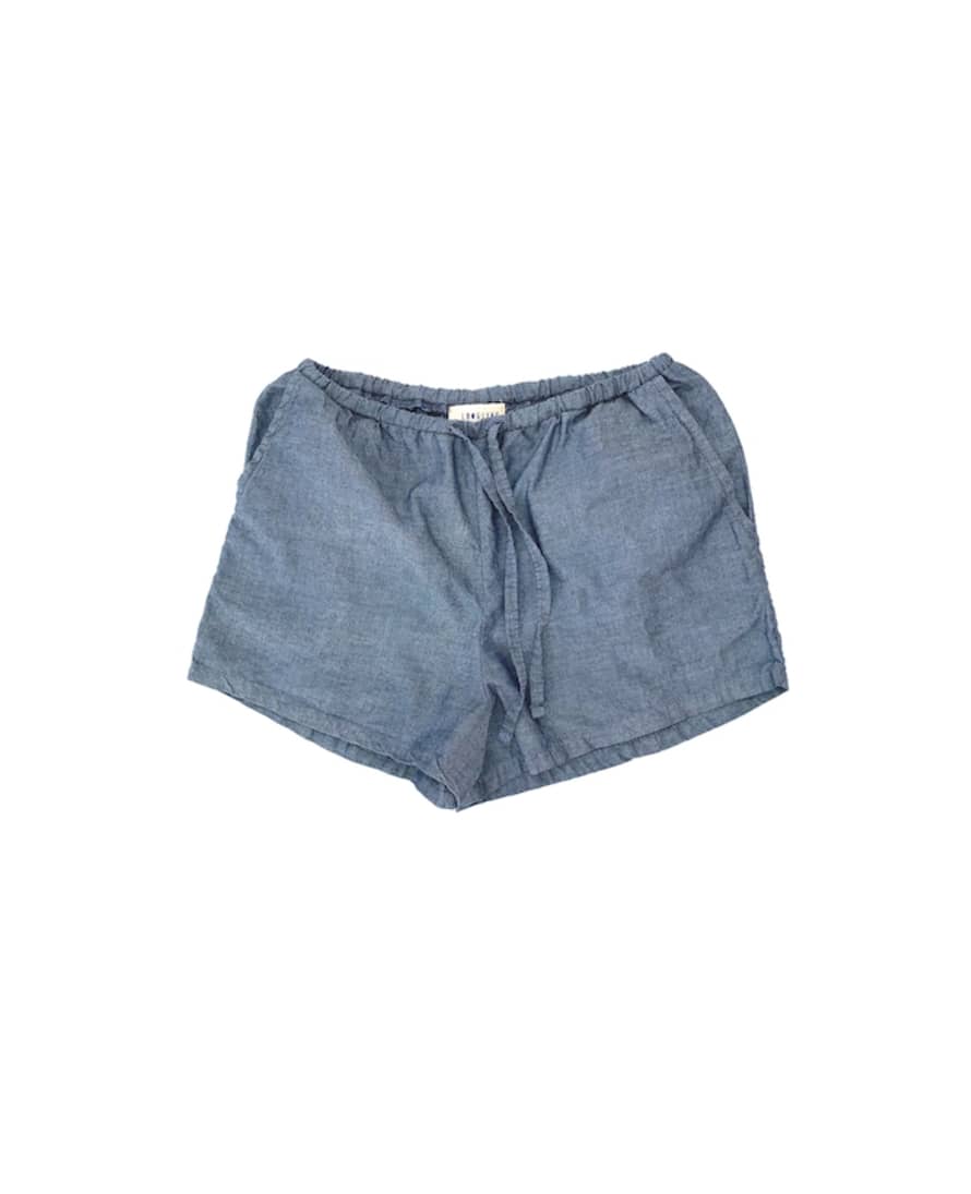 Long live the Queen Shorts/Blue Chambray