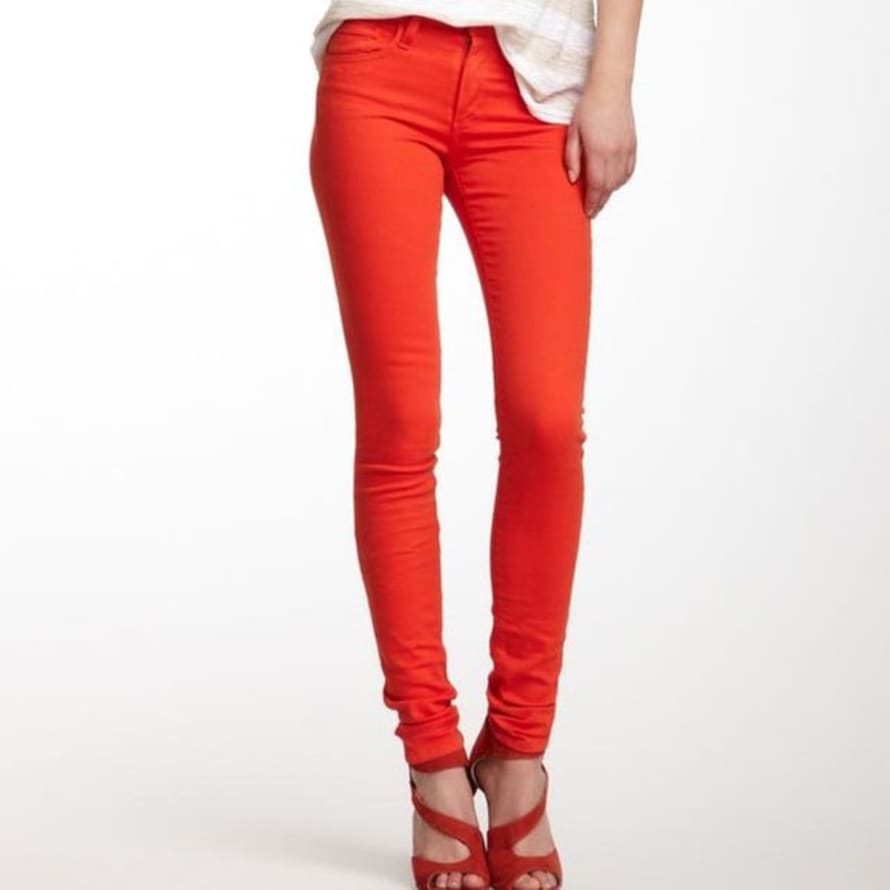 Joe's Jeans The Skinny Red Orange