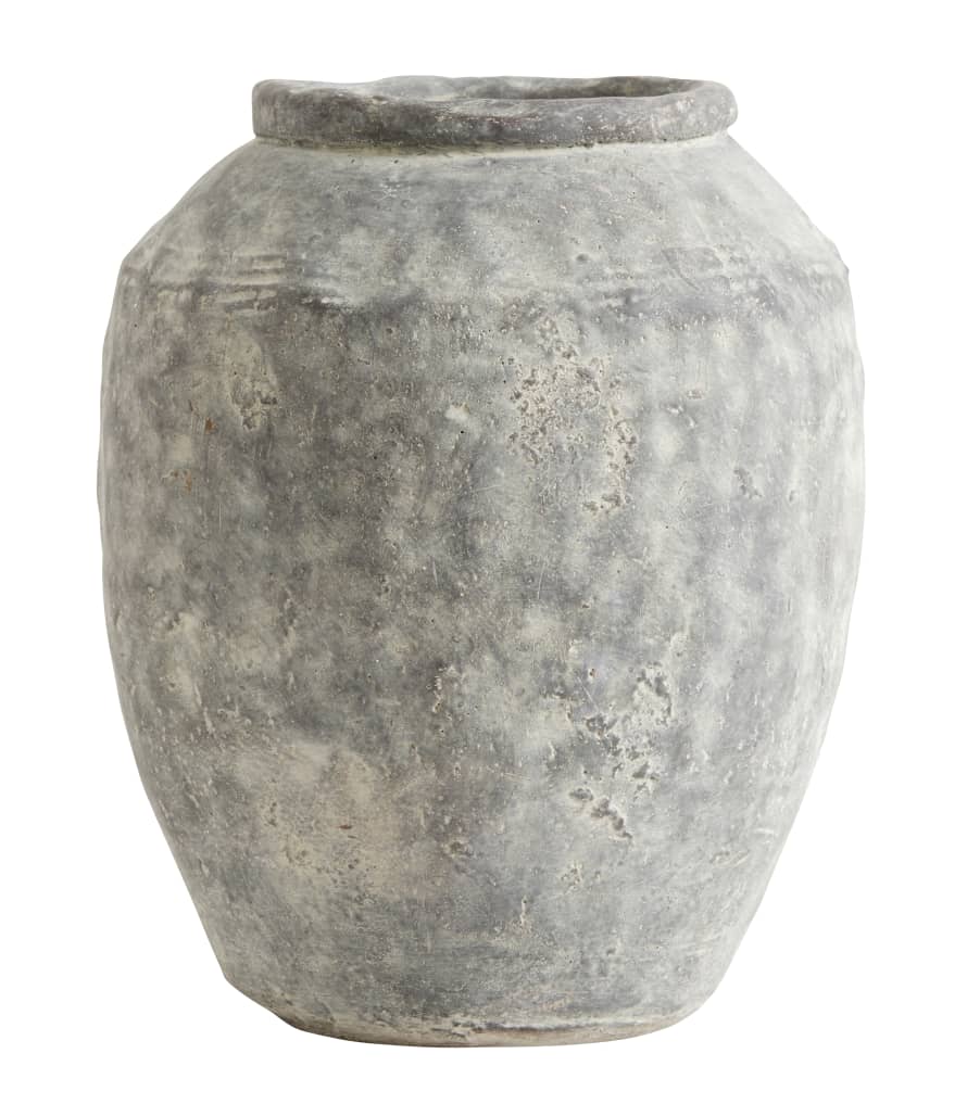 Nordal 25xh33cm Vase in Grey Concrete