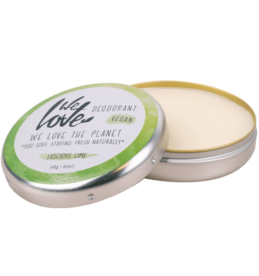 We Love The Planet Natural Deodorant Tin - Luscious Lime (Vegan)