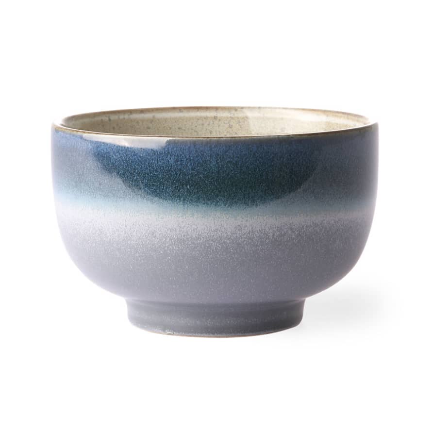 HK Living  70s Ceramics: Noodle Bowl, Ocean