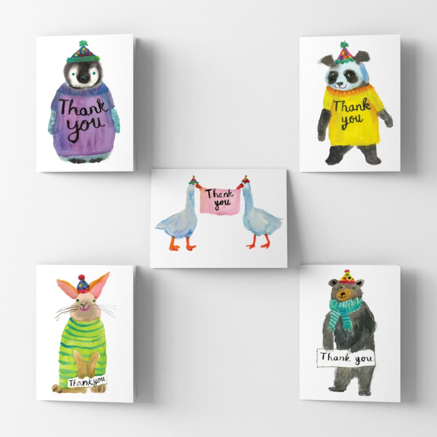 Rosie Webb  Thank You Cards - Pack of 5