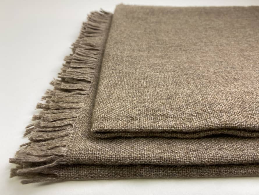 D&T Design Blanket Wool/Viscose/PA/Cashmere Letizia Latte Macchiato, FB 38