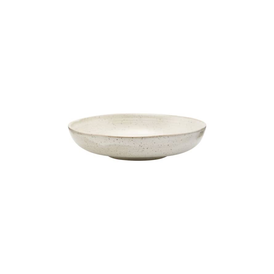 House Doctor Grey Pion Shallow Wide Bowl