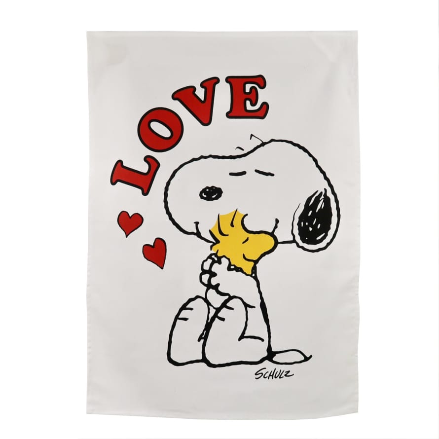 Peanuts Love Tea Towel