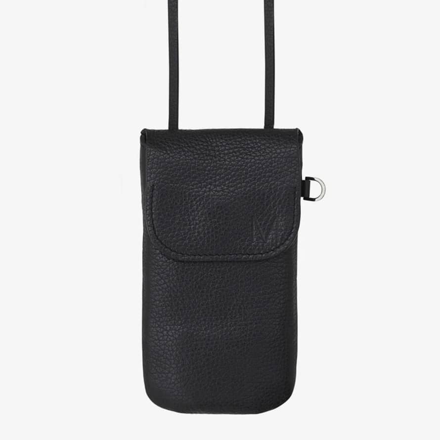 MPLUS Design Leather Phone Bag no1 in Black