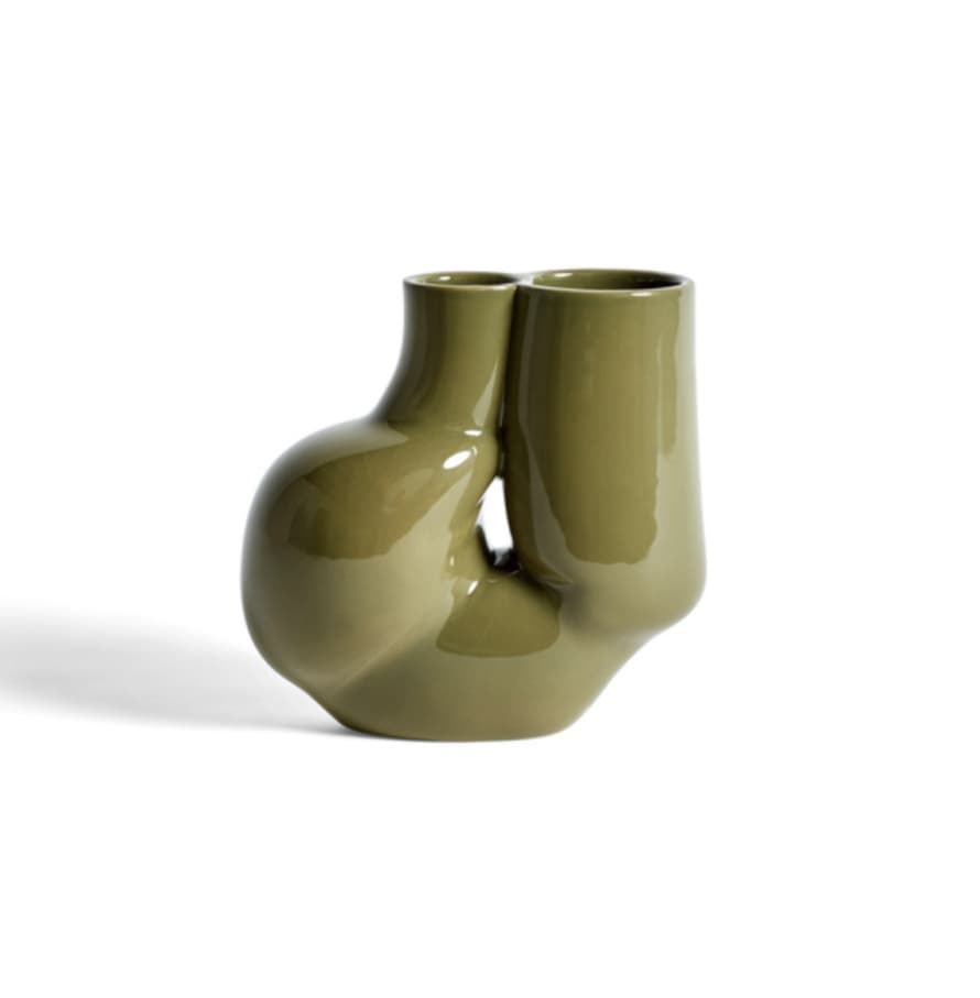 HAY W&S Vase Chubby Olive Green
