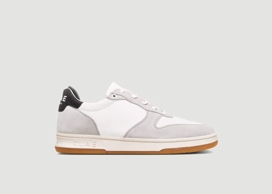 Clae White Malone Sneakers