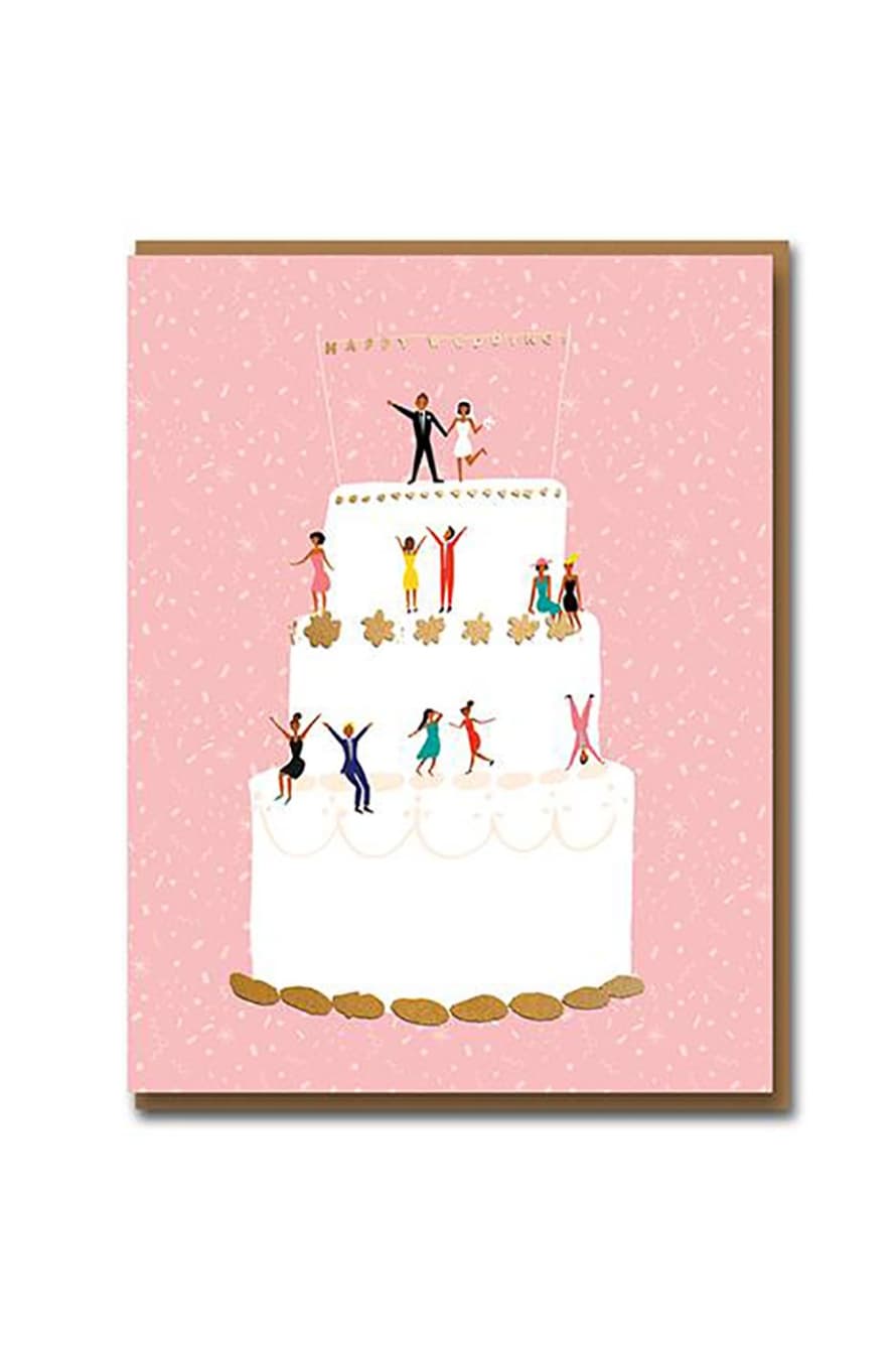 1973 Wedding Cake Card