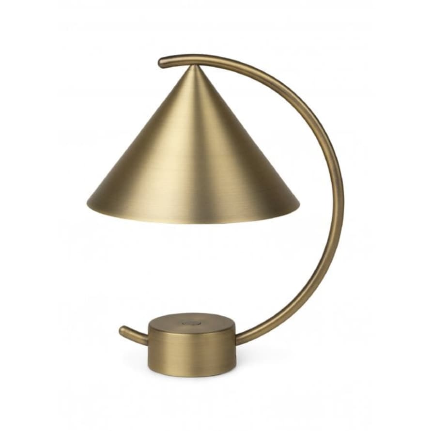 Ferm Living Brass Portable Meridian Lamp 