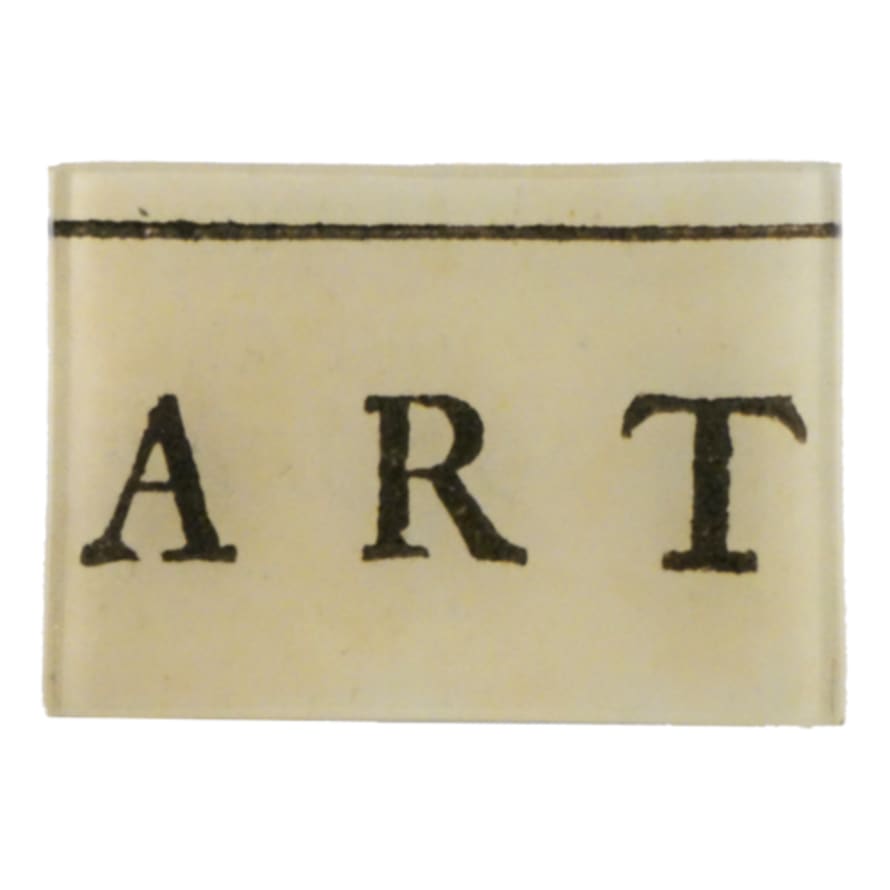 JOHN DERIAN Small Decorative Plate 'Art'