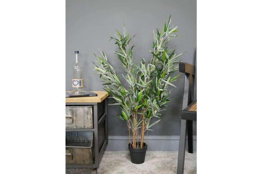 &Quirky Faux Potted Bamboo Plant