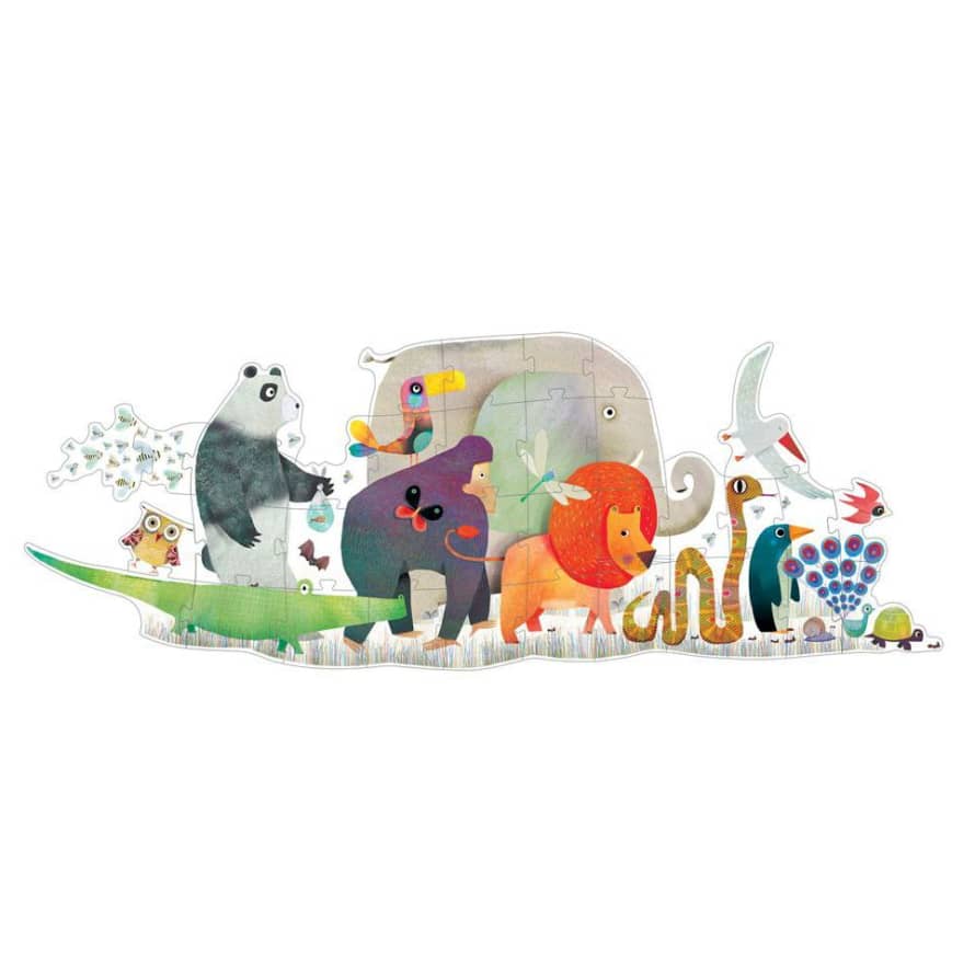 Djeco  Giant Animal Parade Puzzle 36 Pcs