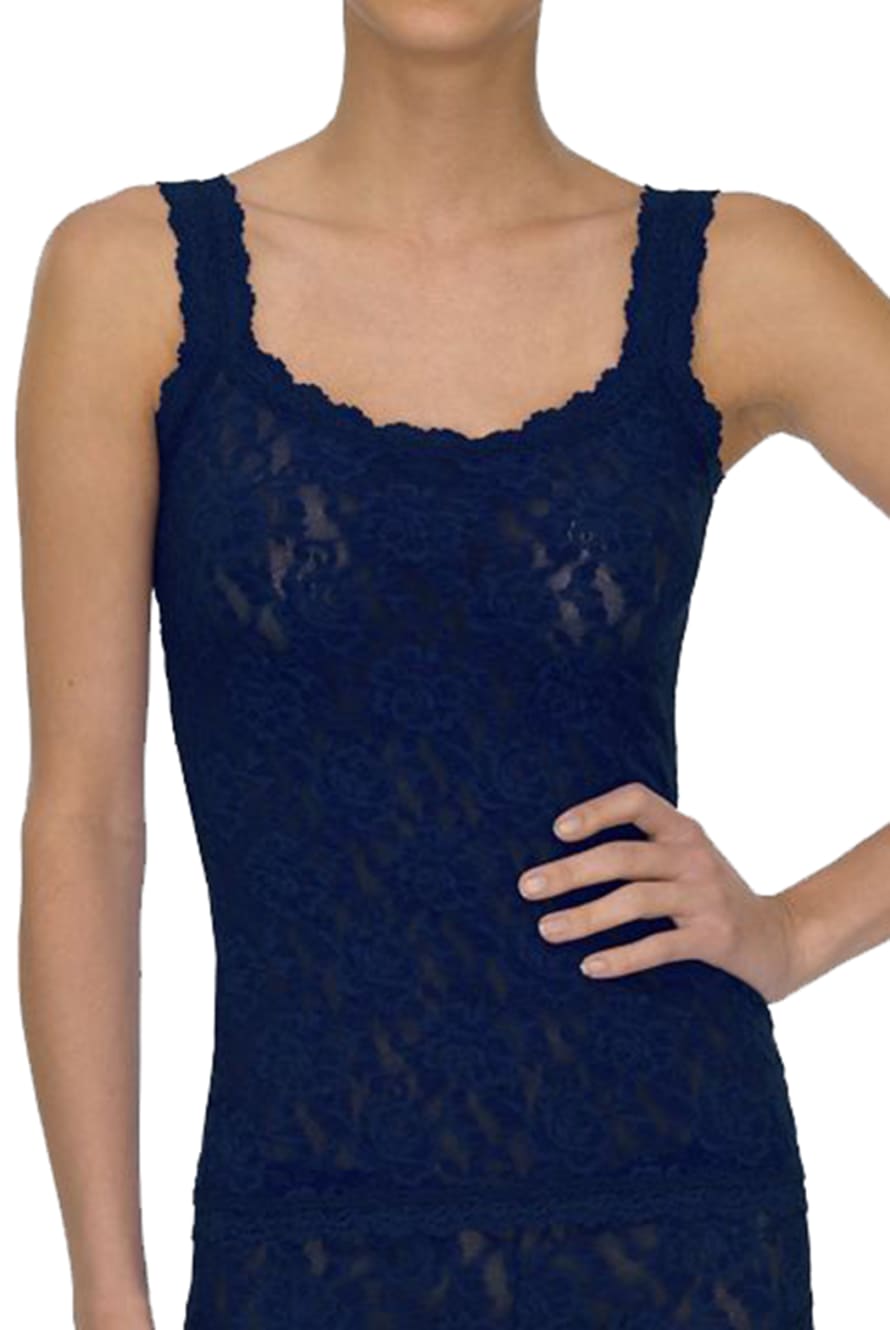 Hanky Panky Navy Signature Lace Classic Camisole