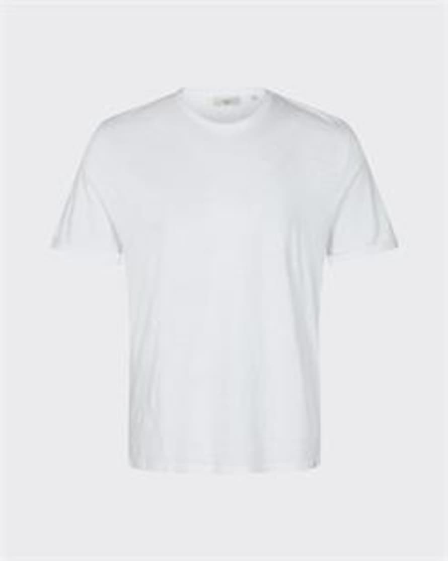 Minimum White Delta Short Sleeved T-Shirt
