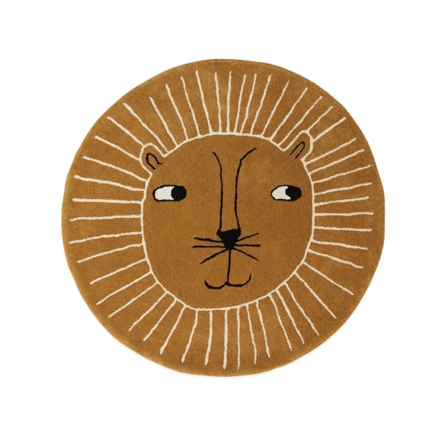 OYOY Lion Rug - Caramel