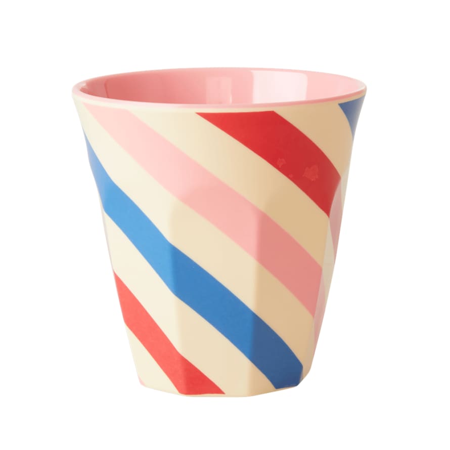 rice Melamine Candy Stripes Cup