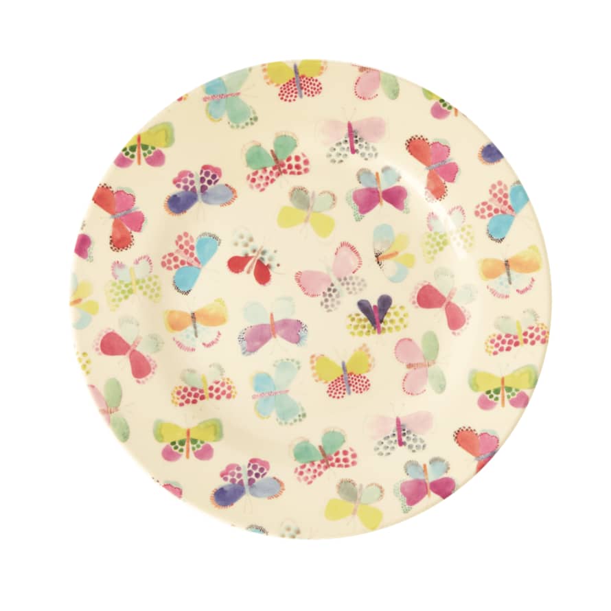 rice Melamine Butterfly Plate