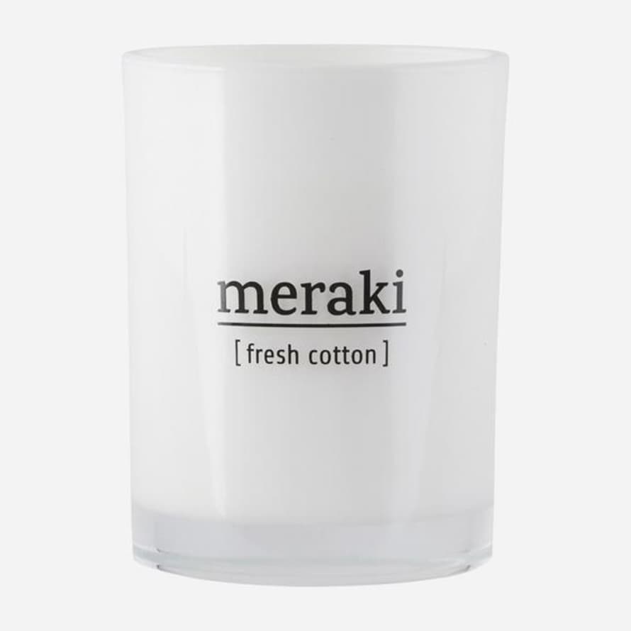 Meraki Scented Soy Candle Fresh Cotton Large