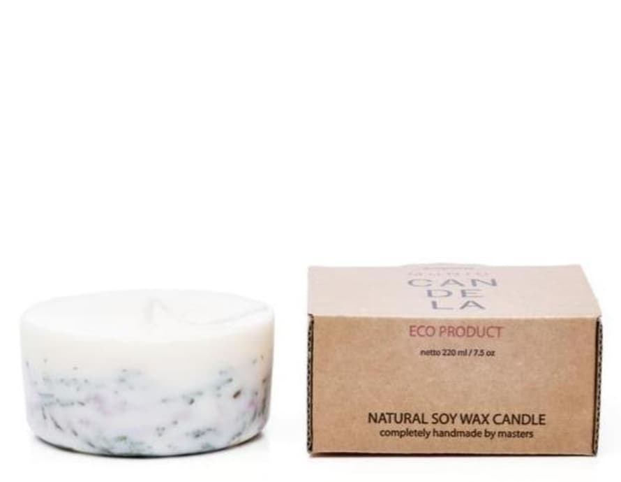 Munio Candela Handcrafted Eco Soy Wax Mini Candle Heather