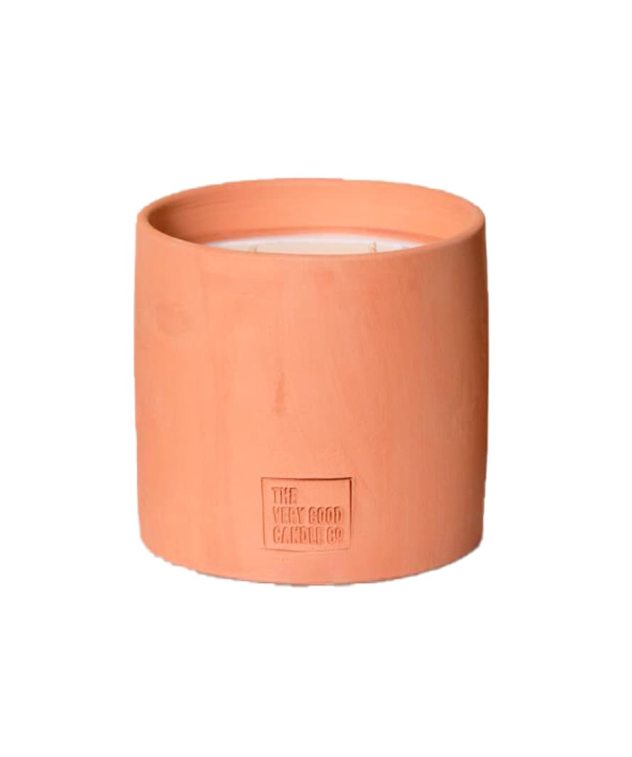 The Very Good Candle Company Rapeseed Wax and Essential Oils Candle in Terracotta Pot - Indio