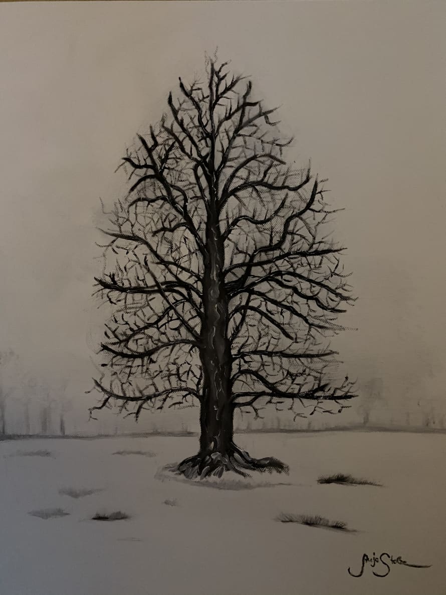 Stolze Lebensart Oil Painting "Linden Tree"