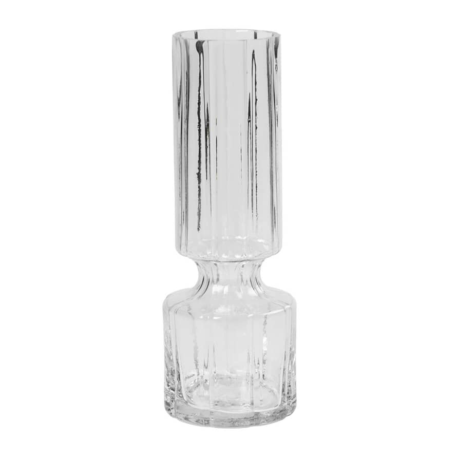 Broste Copenhagen Hyacinth Glass Vase Medium Clear 