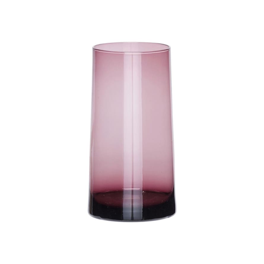 Pompon Bazar Pink Glass Vase