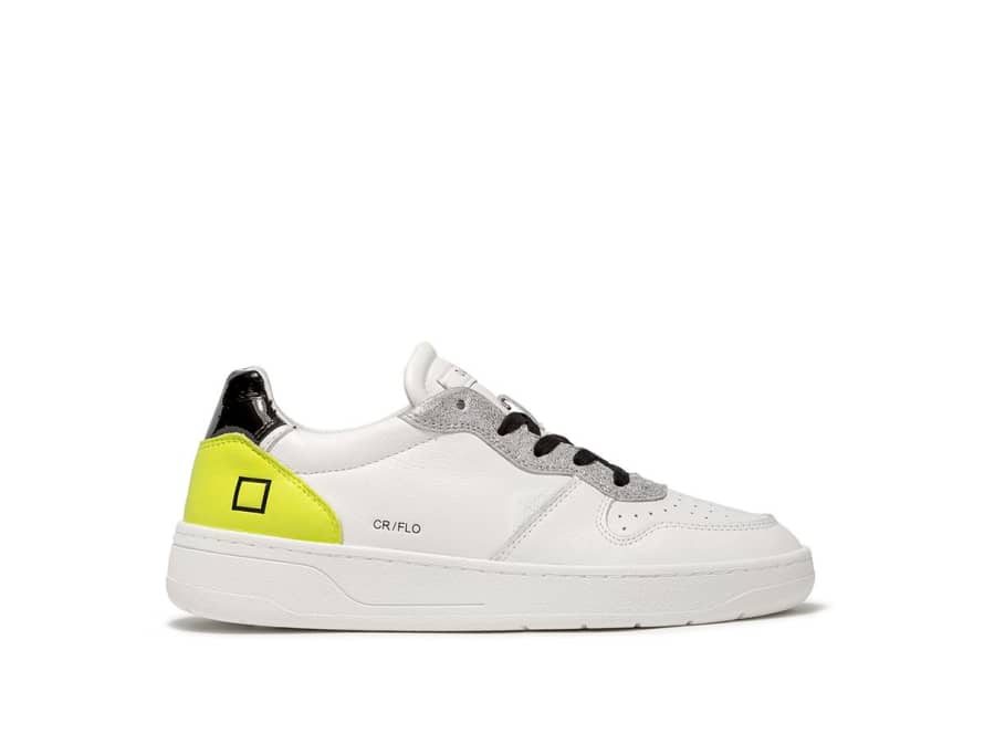 D.A.T.E Sneakers Court Fluo White Yellow