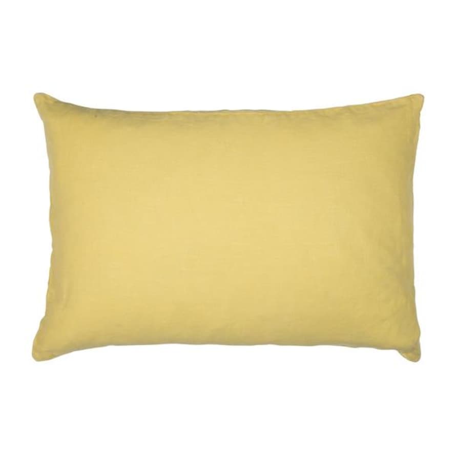 Ib Laursen 40 X 60 cm Sunshine Yellow Linen Cushion Cover