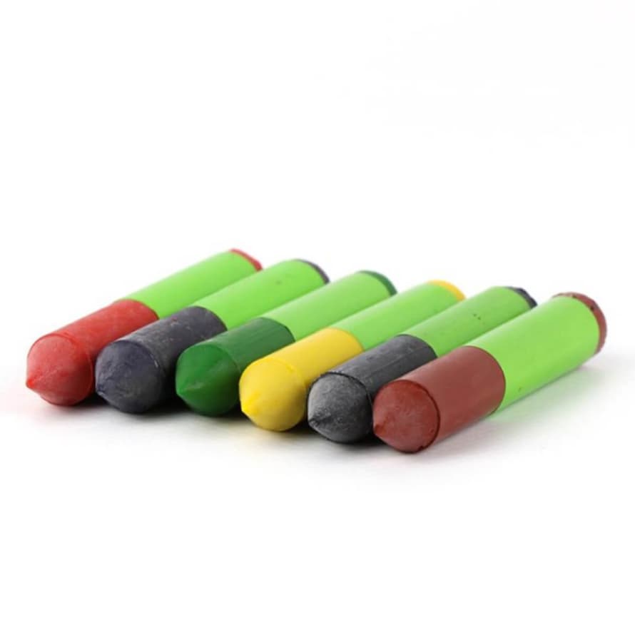 Ökonorm Set of 6 Color Waxes for Painting on Clothes