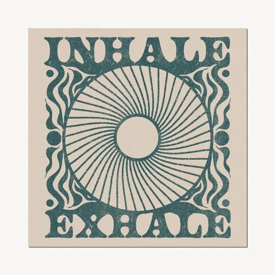 Cai & Jo Inhale Exhale Art Print