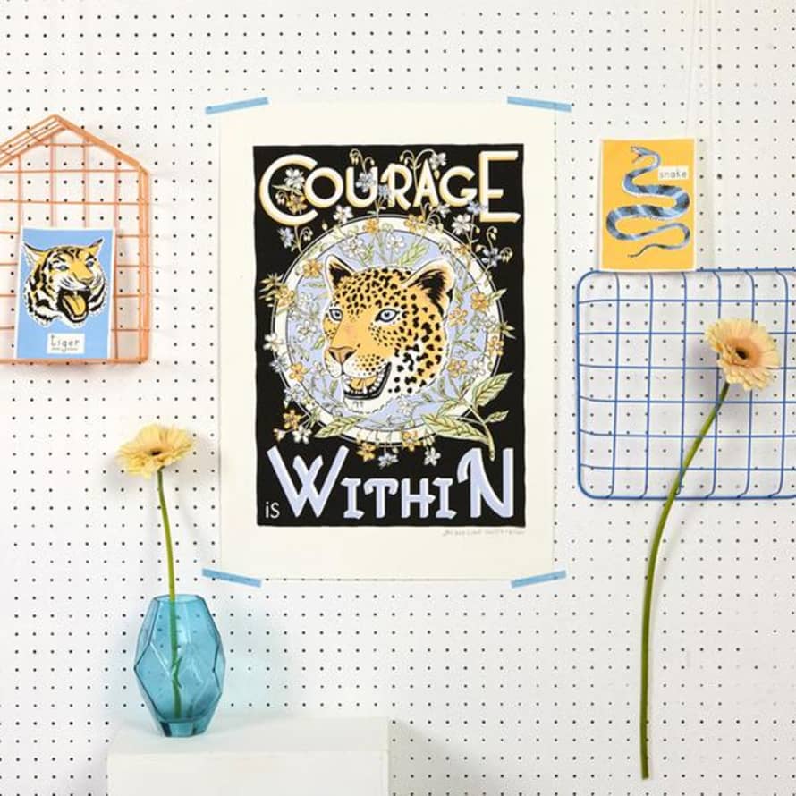 Jacqueline Colley Courage Is Within Print